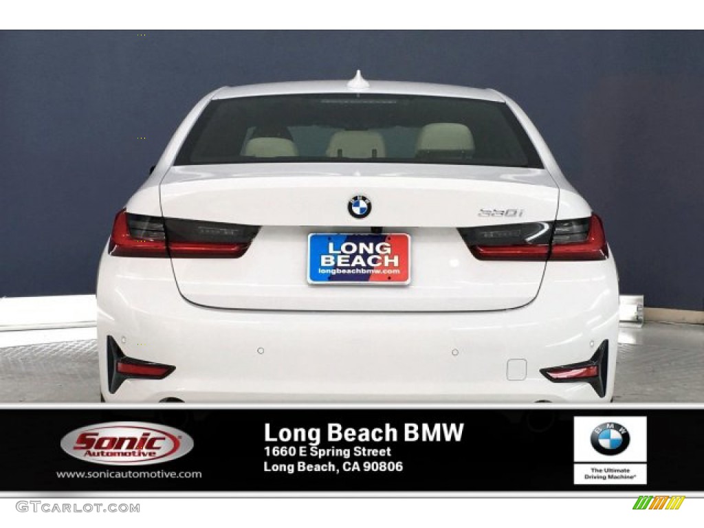 2020 3 Series 330i Sedan - Alpine White / Canberra Beige photo #3