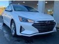 2020 Quartz White Pearl Hyundai Elantra SEL  photo #1