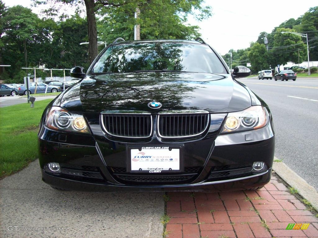 2006 3 Series 325xi Wagon - Jet Black / Black photo #3