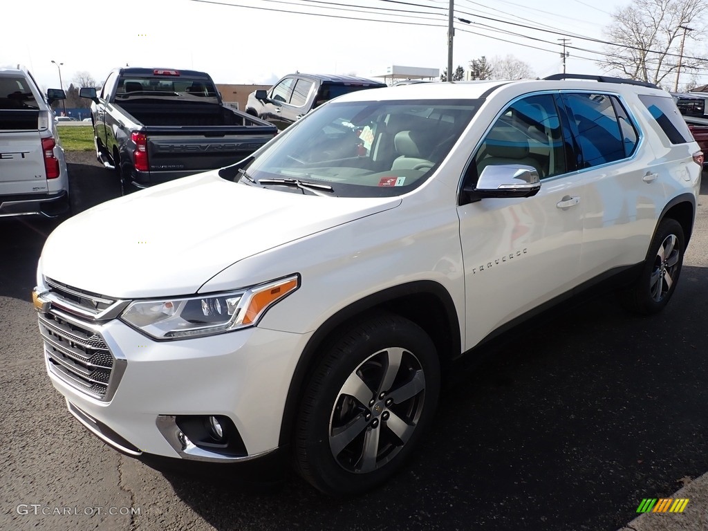 Summit White 2020 Chevrolet Traverse LT AWD Exterior Photo #136863741