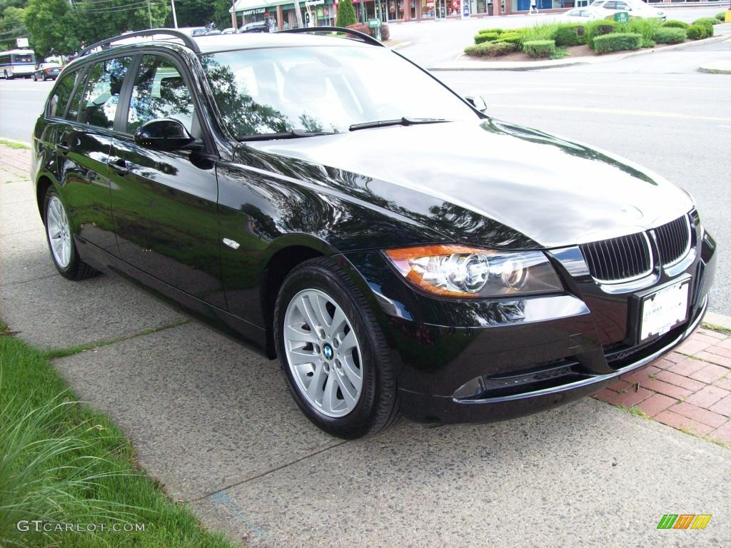 2006 3 Series 325xi Wagon - Jet Black / Black photo #4