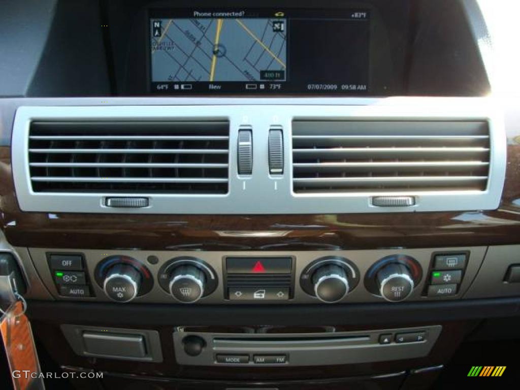 2007 7 Series 750i Sedan - Black Sapphire Metallic / Black photo #15