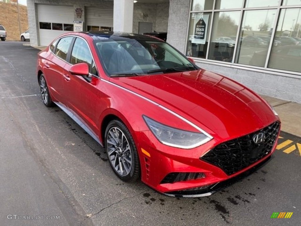 Calypso Red 2020 Hyundai Sonata Limited Exterior Photo #136866657