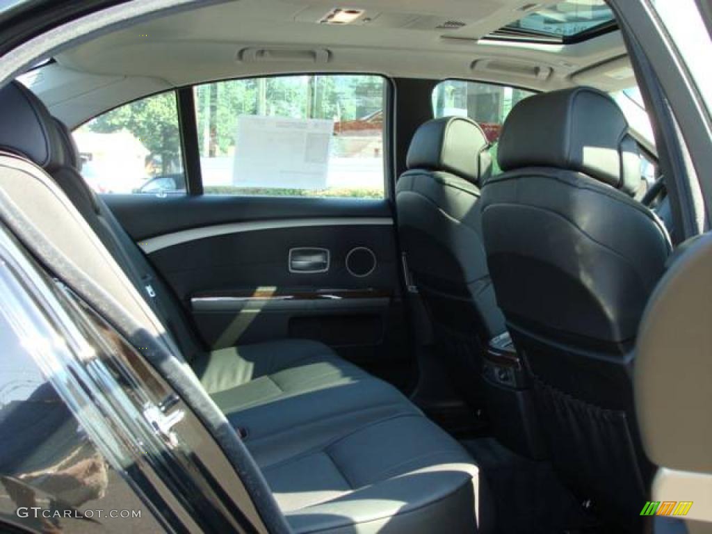 2007 7 Series 750i Sedan - Black Sapphire Metallic / Black photo #22