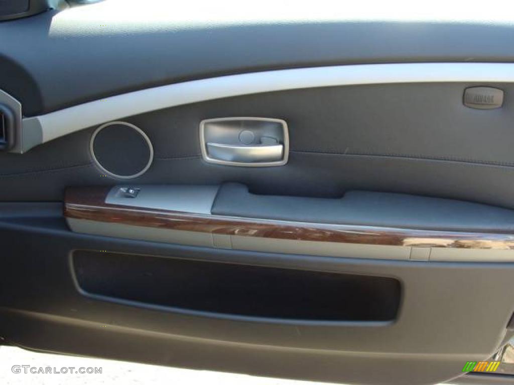 2007 7 Series 750i Sedan - Black Sapphire Metallic / Black photo #23