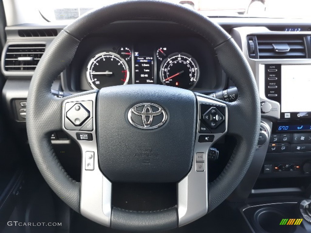 2020 Toyota 4Runner Limited 4x4 Black Steering Wheel Photo #136868364