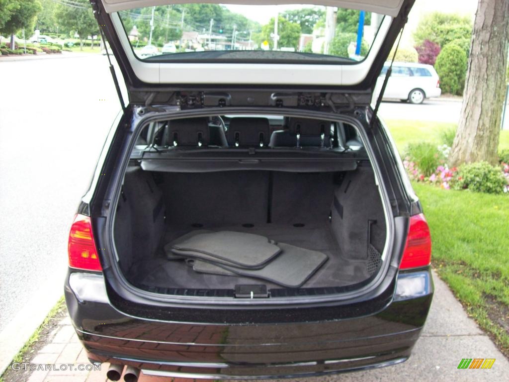 2006 3 Series 325xi Wagon - Jet Black / Black photo #23