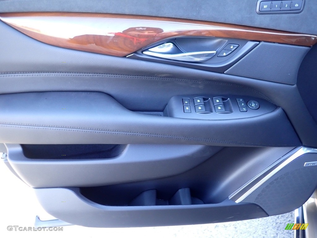 2020 Cadillac Escalade Premium Luxury 4WD Jet Black Door Panel Photo #136868748