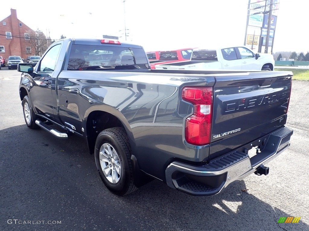 2020 Silverado 1500 WT Regular Cab 4x4 - Shadow Gray Metallic / Jet Black photo #6