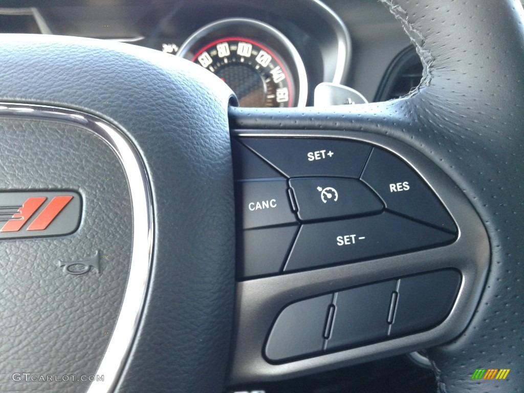 2020 Dodge Challenger R/T Scat Pack Black Steering Wheel Photo #136870137