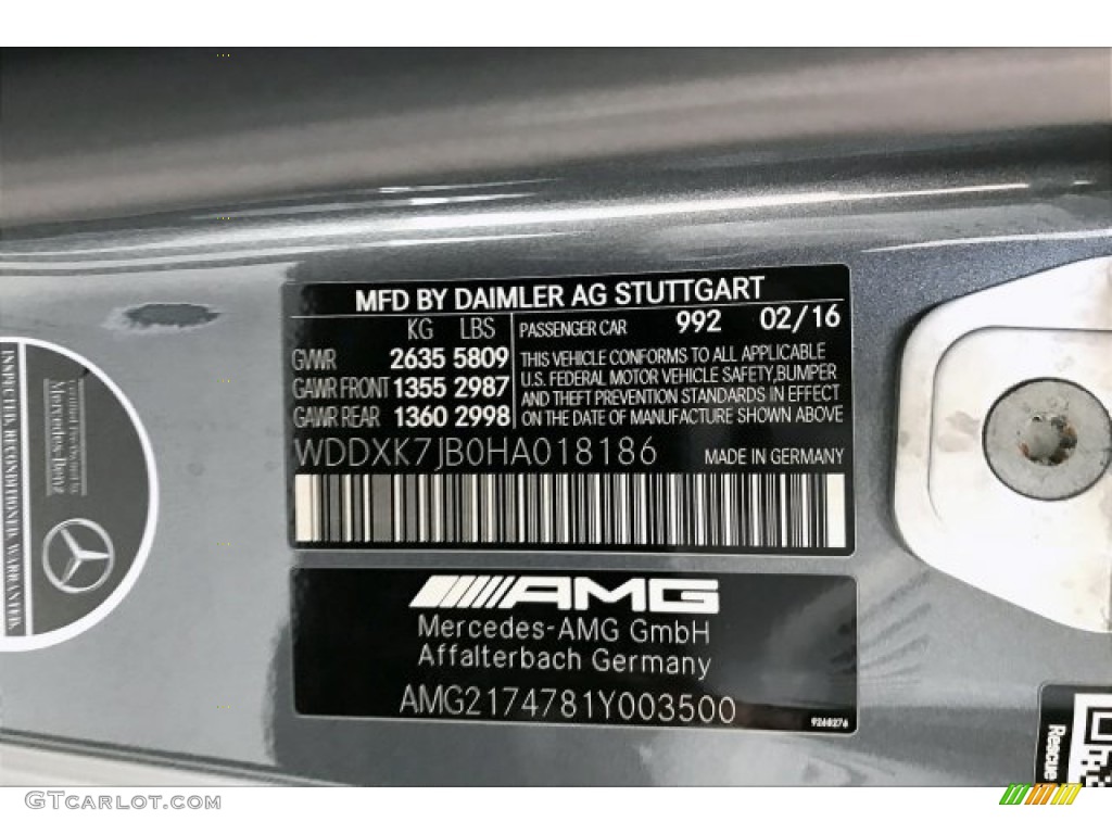 2017 S 63 AMG 4Matic Cabriolet - Selenite Grey Metallic / Black photo #24