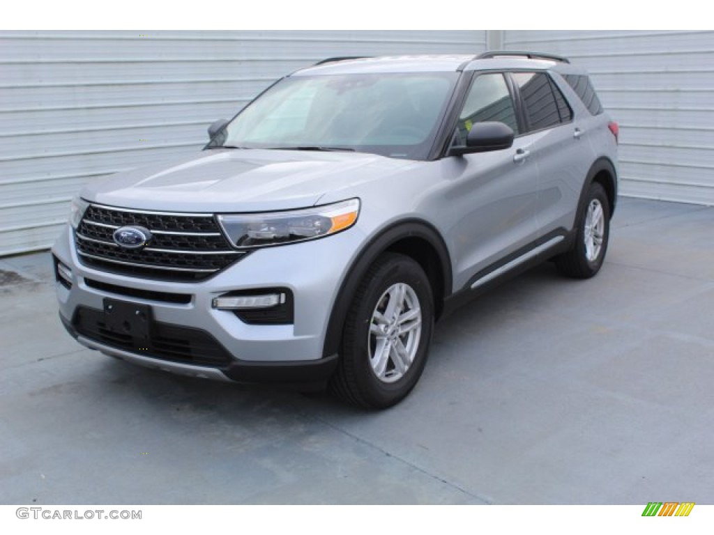 2020 Explorer XLT - Iconic Silver Metallic / Ebony photo #4