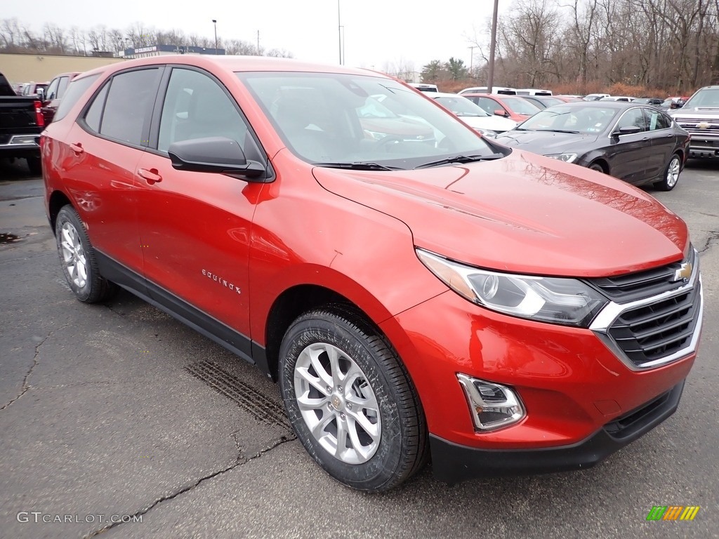 Cayenne Orange Metallic 2020 Chevrolet Equinox LS AWD Exterior Photo #136876026