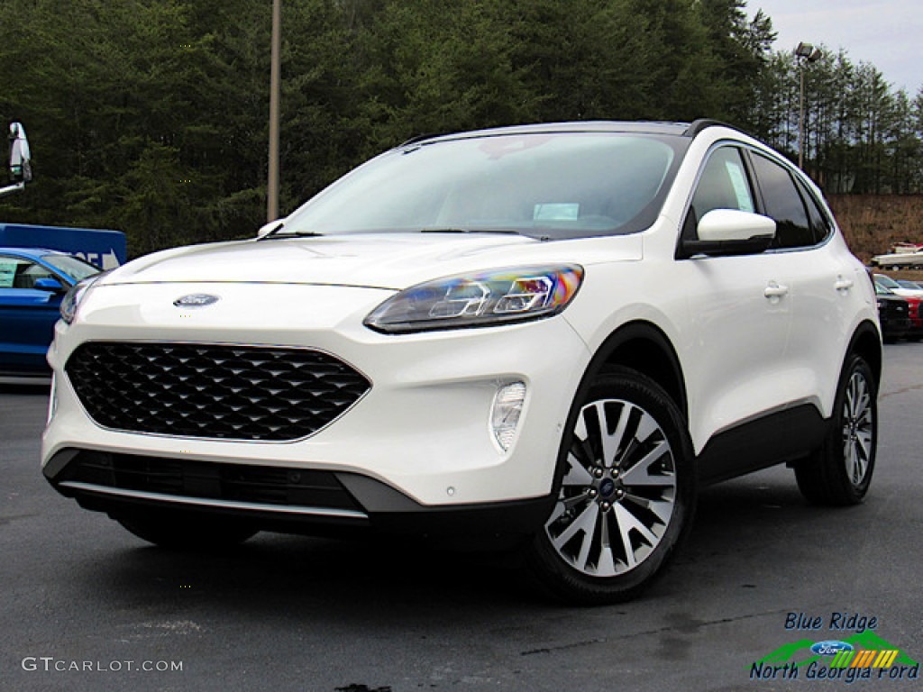 Star White Metallic Tri-Coat Ford Escape