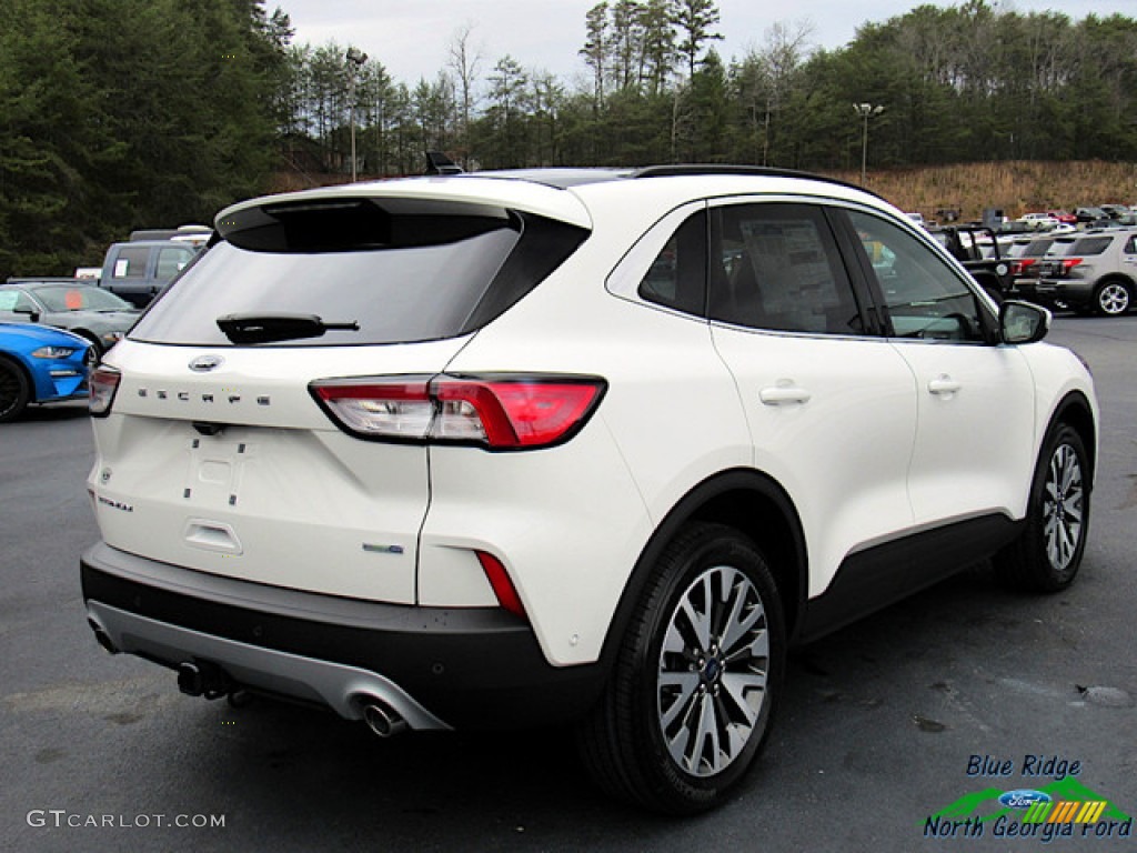 2020 Escape Titanium 4WD - Star White Metallic Tri-Coat / Sandstone photo #5
