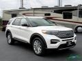 2020 Star White Metallic Tri-Coat Ford Explorer Limited 4WD  photo #7