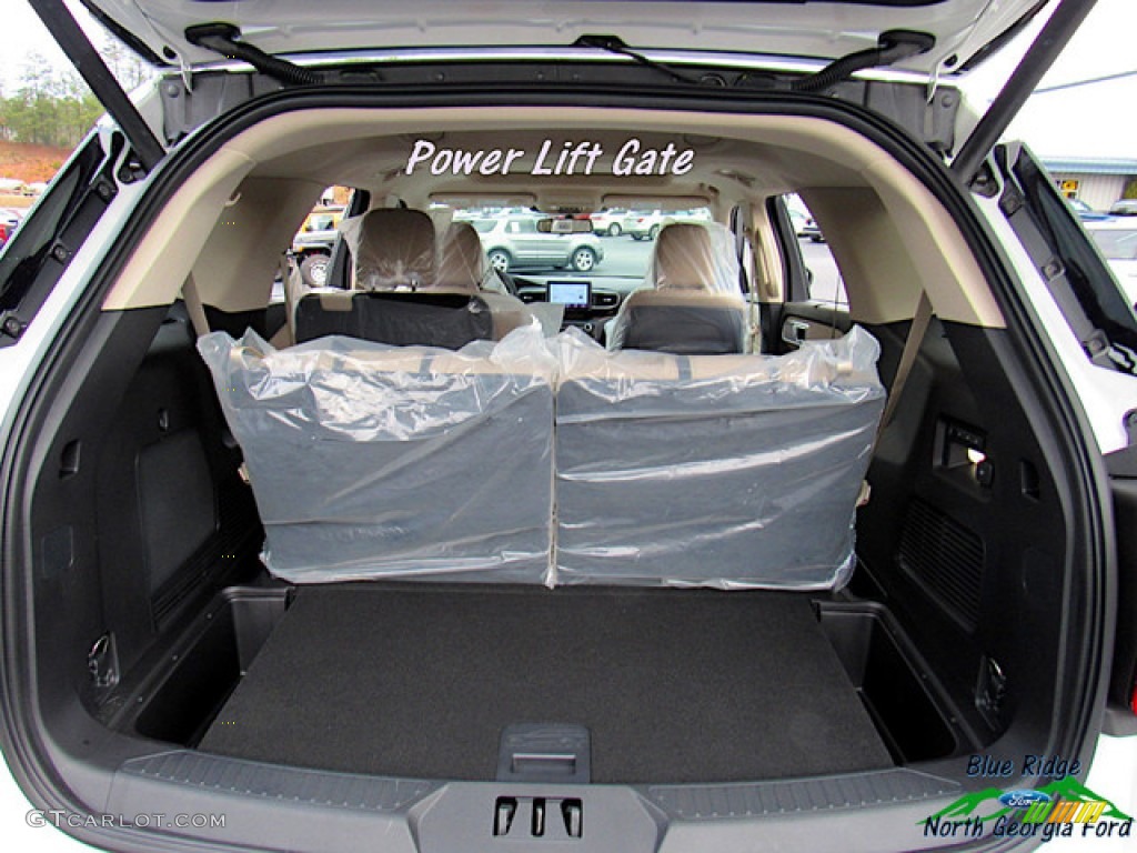 2020 Explorer Limited 4WD - Star White Metallic Tri-Coat / Sandstone photo #14