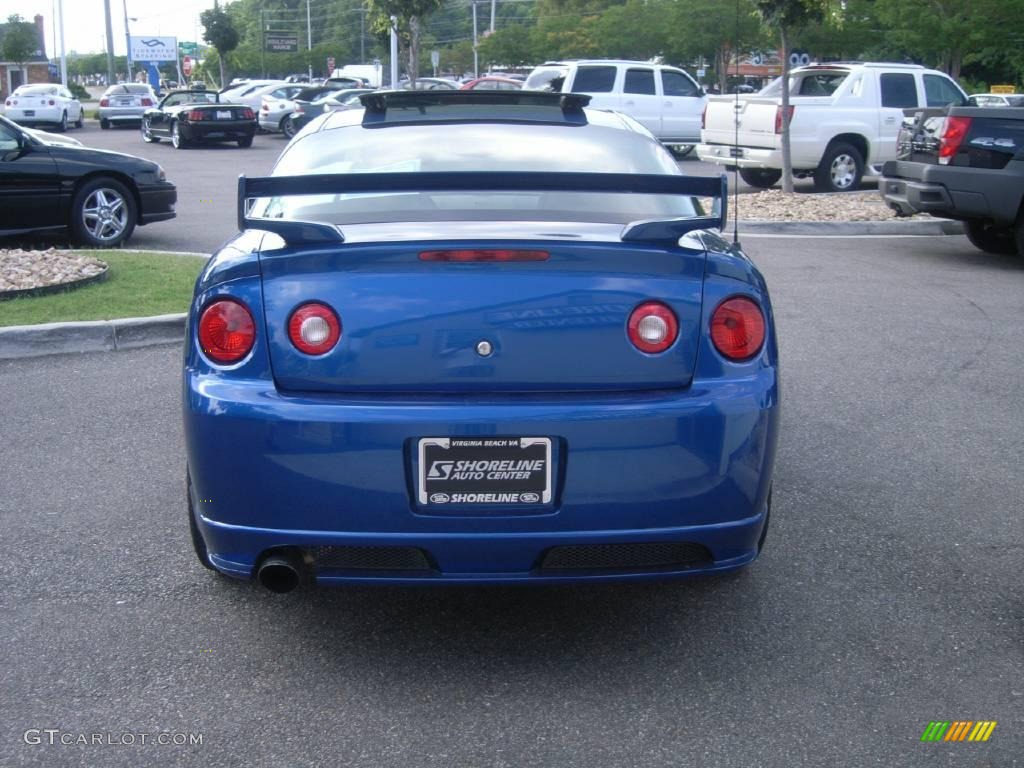 2005 Cobalt SS Supercharged Coupe - Arrival Blue Metallic / Ebony/Blue photo #4