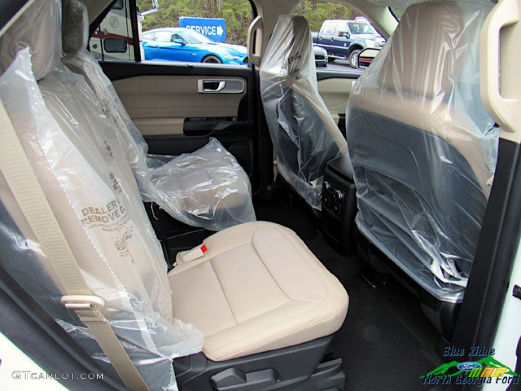 2020 Explorer Limited 4WD - Star White Metallic Tri-Coat / Sandstone photo #31