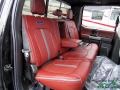 2020 Ford F450 Super Duty Dark Marsala Interior Rear Seat Photo