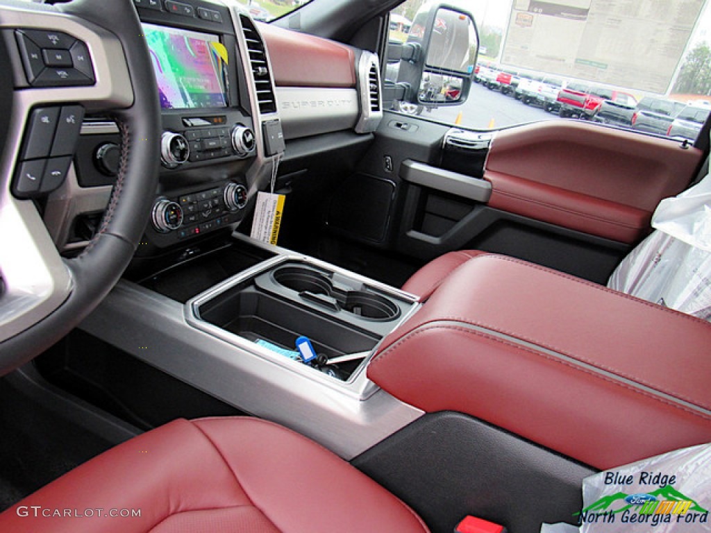 2020 F450 Super Duty Platinum Crew Cab 4x4 - Agate Black / Dark Marsala photo #33