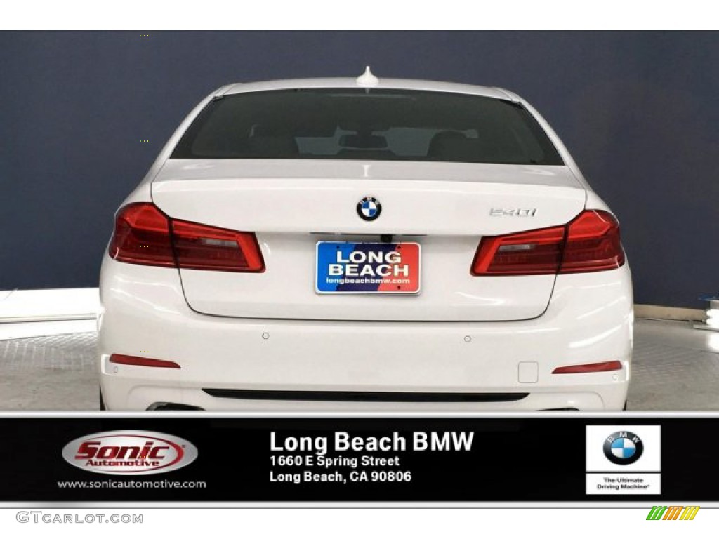 2020 5 Series 540i Sedan - Alpine White / Black photo #3