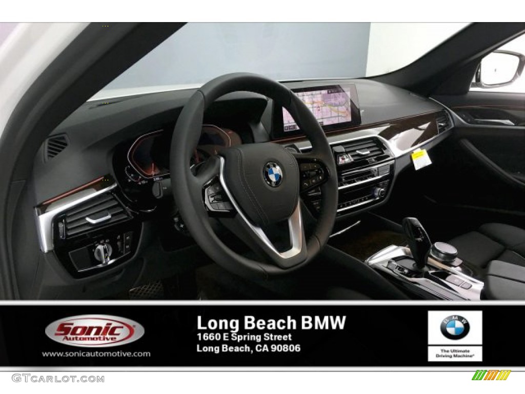 2020 5 Series 540i Sedan - Alpine White / Black photo #4