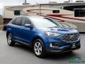 Atlas Blue Metallic - Edge SEL AWD Photo No. 7