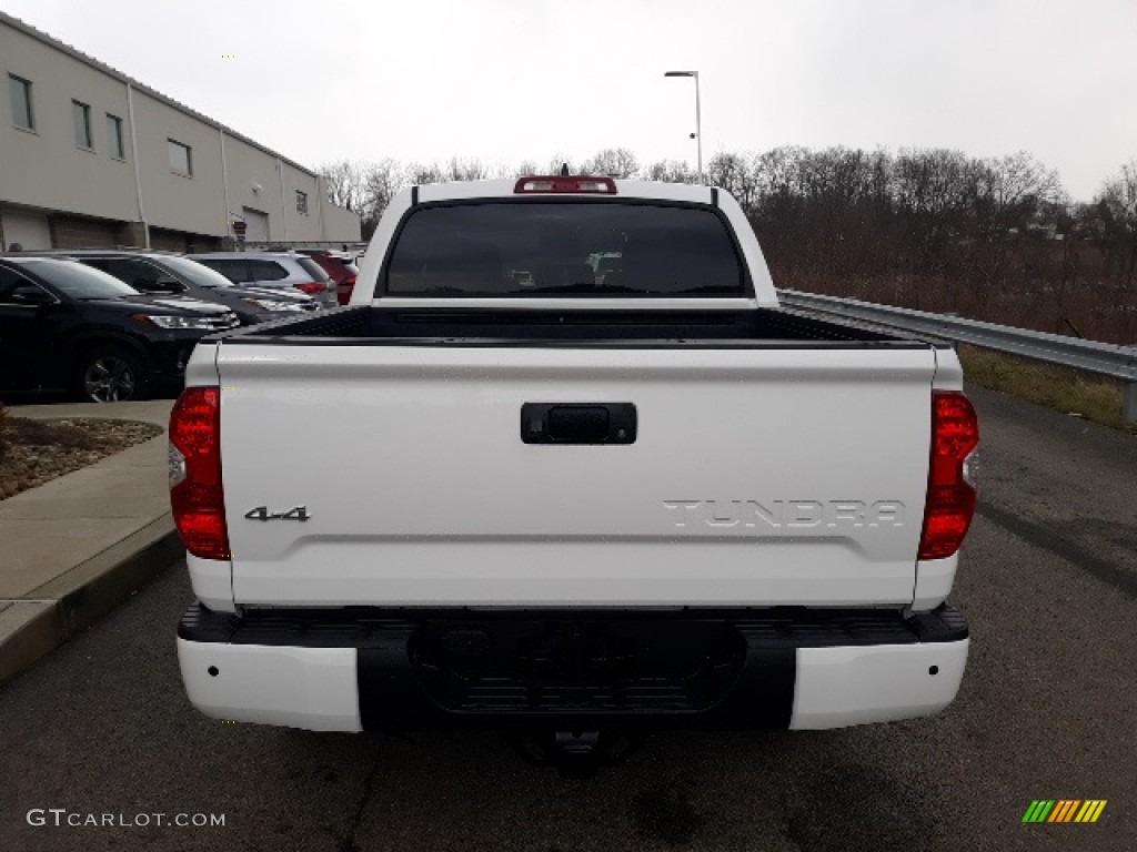 2020 Tundra Platinum CrewMax 4x4 - Super White / Black photo #43