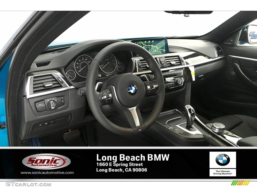2020 4 Series 440i Coupe - Snapper Rocks Blue Metallic / Black photo #4