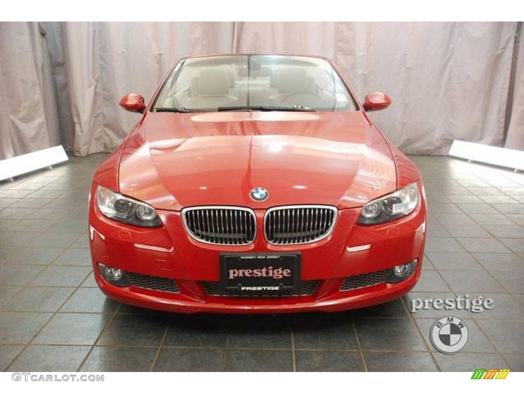 2009 3 Series 335i Convertible - Crimson Red / Grey Dakota Leather photo #6