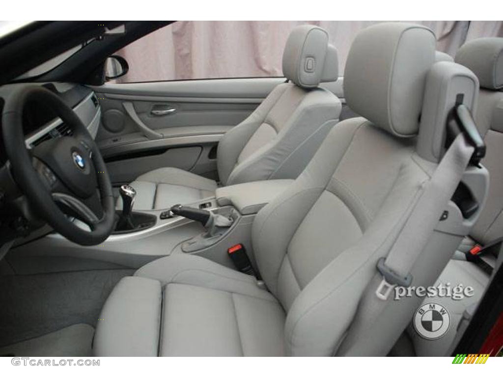 2009 3 Series 335i Convertible - Crimson Red / Grey Dakota Leather photo #9