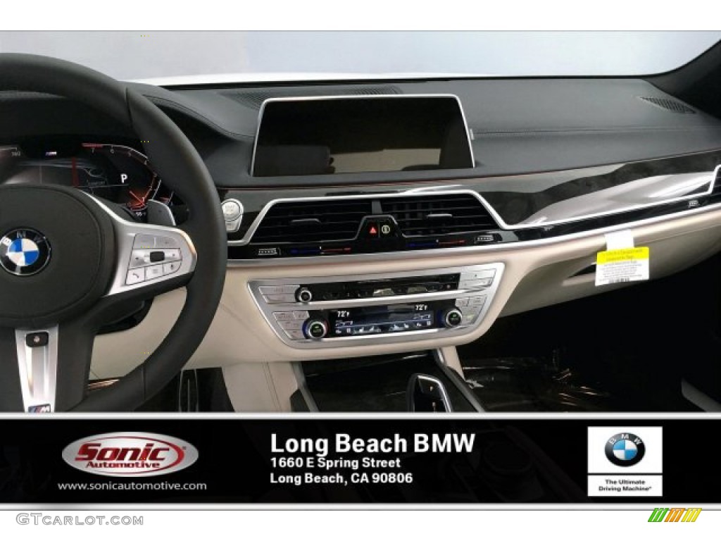 2020 7 Series 740i Sedan - Mineral White Metallic / Ivory White/Black photo #5