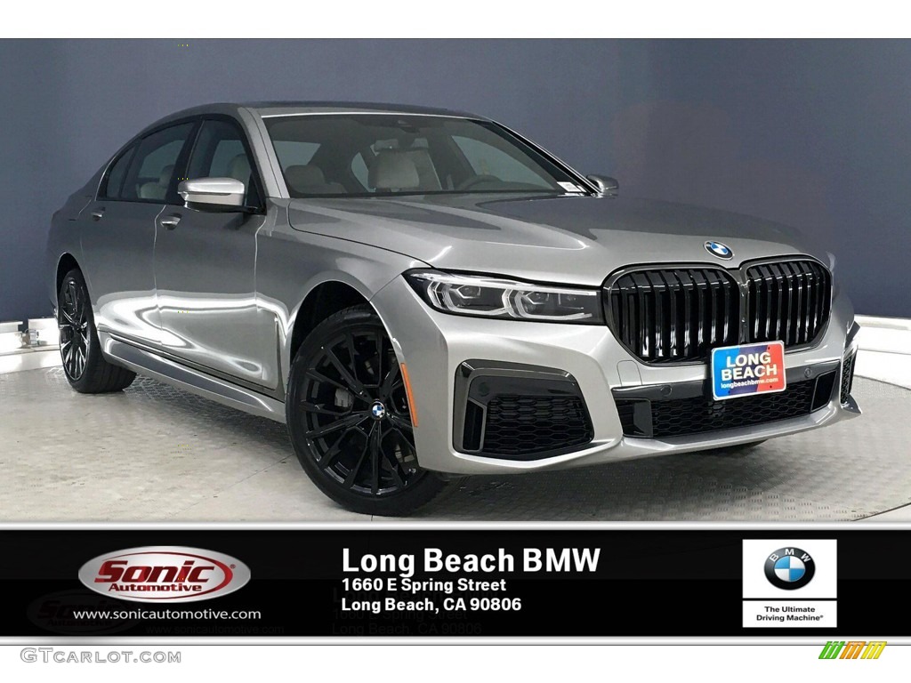 2020 7 Series 740i Sedan - Donington Grey Metallic / Ivory White/Black photo #1