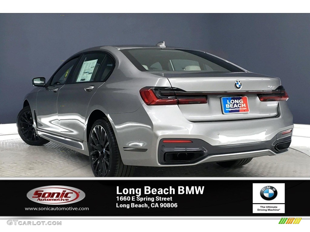 2020 7 Series 740i Sedan - Donington Grey Metallic / Ivory White/Black photo #2