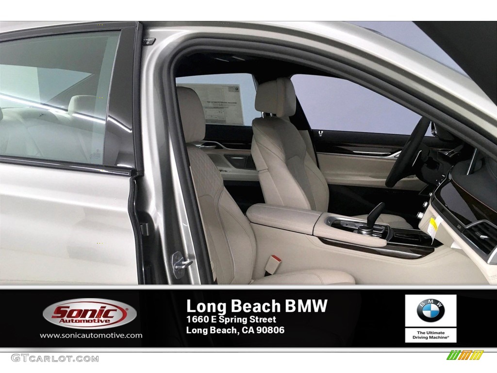 2020 7 Series 740i Sedan - Donington Grey Metallic / Ivory White/Black photo #7