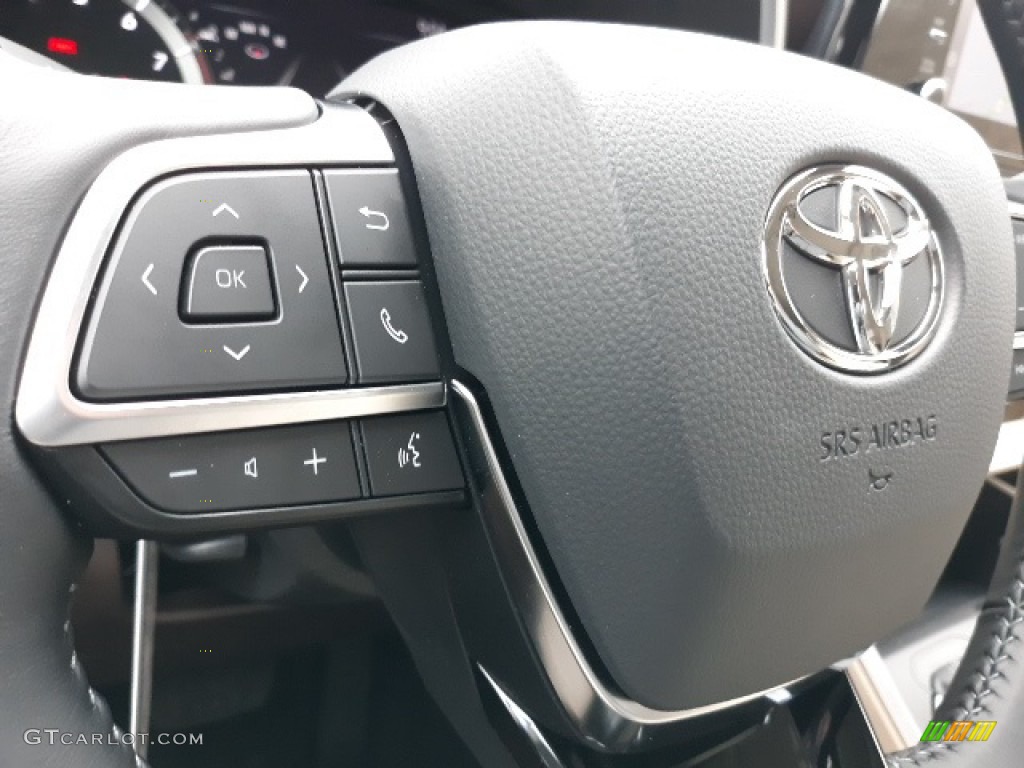2020 Toyota Highlander XLE AWD Harvest Beige Steering Wheel Photo #136881267