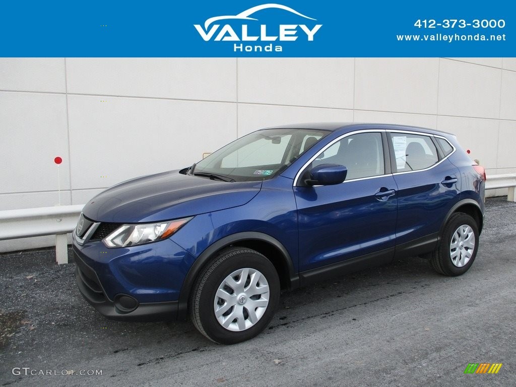 2019 Rogue Sport S AWD - Caspian Blue Metallic / Charcoal photo #1