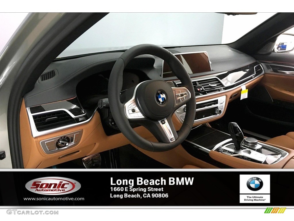 2020 7 Series 740i Sedan - Donington Grey Metallic / Cognac photo #4
