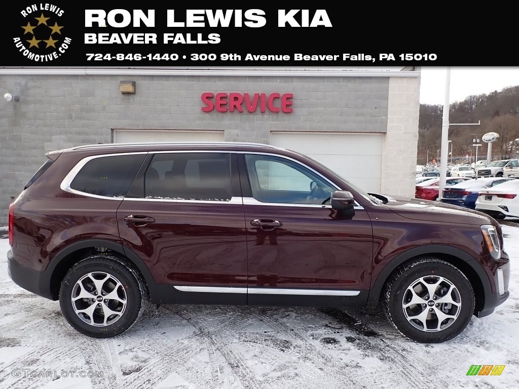 2020 Telluride EX AWD - Sangria / Black photo #1