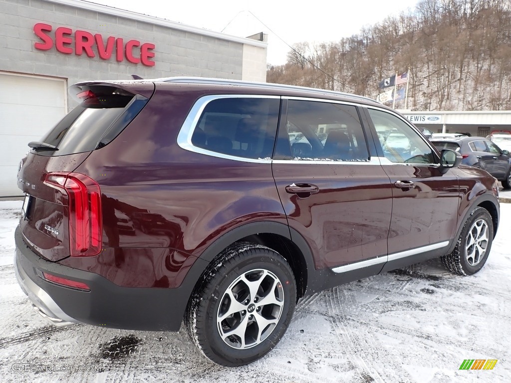 2020 Telluride EX AWD - Sangria / Black photo #2