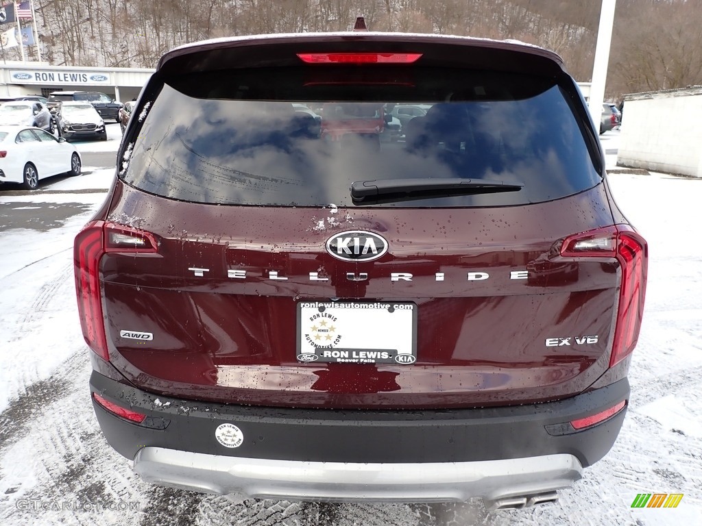2020 Telluride EX AWD - Sangria / Black photo #3