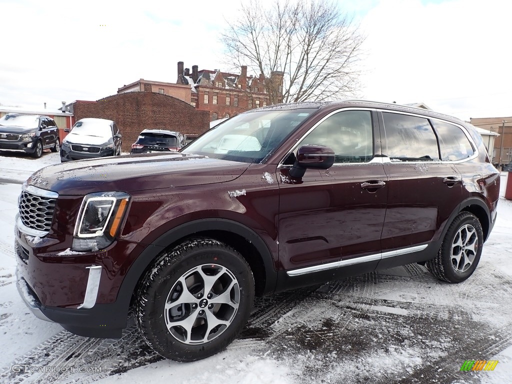 Sangria 2020 Kia Telluride EX AWD Exterior Photo #136885335