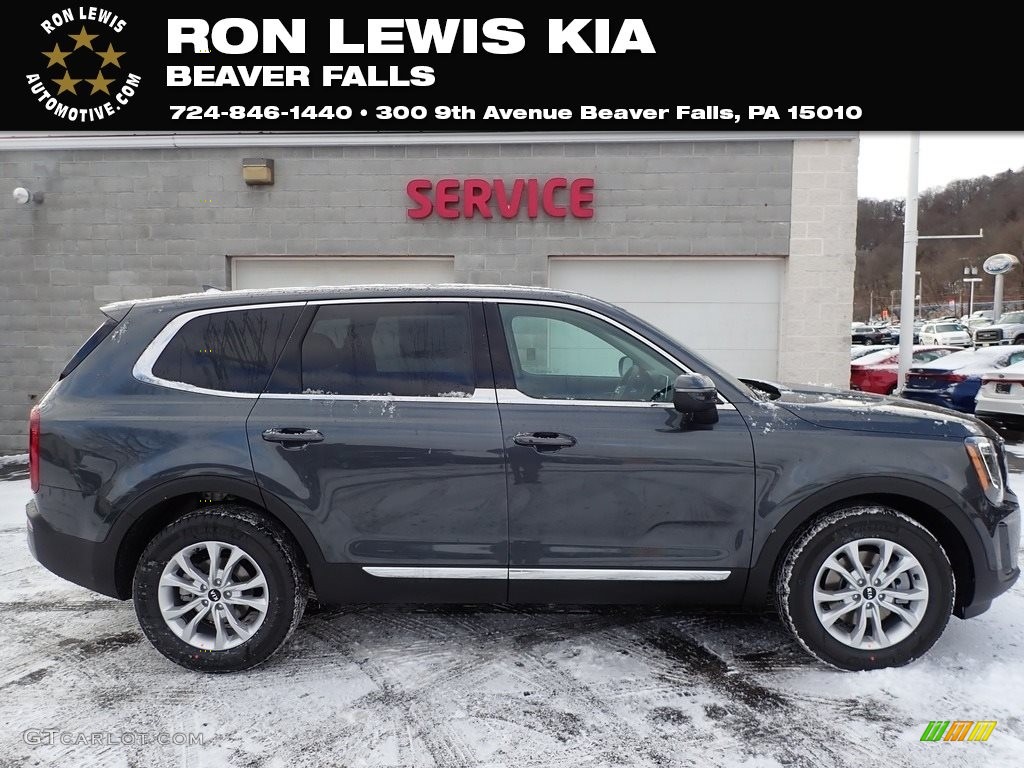 2020 Telluride LX AWD - Gravity Grey / Black photo #1