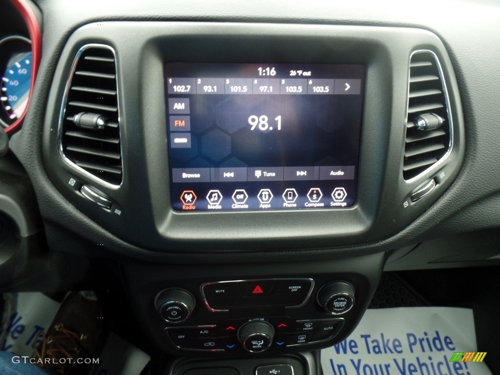 2019 Compass Trailhawk 4x4 - Billet Silver Metallic / Black/Ruby photo #21