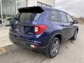 2020 Obsidian Blue Pearl Honda Passport EX-L AWD  photo #7