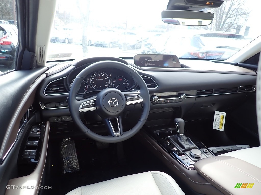 White Interior 2020 Mazda CX-30 Premium AWD Photo #136889499