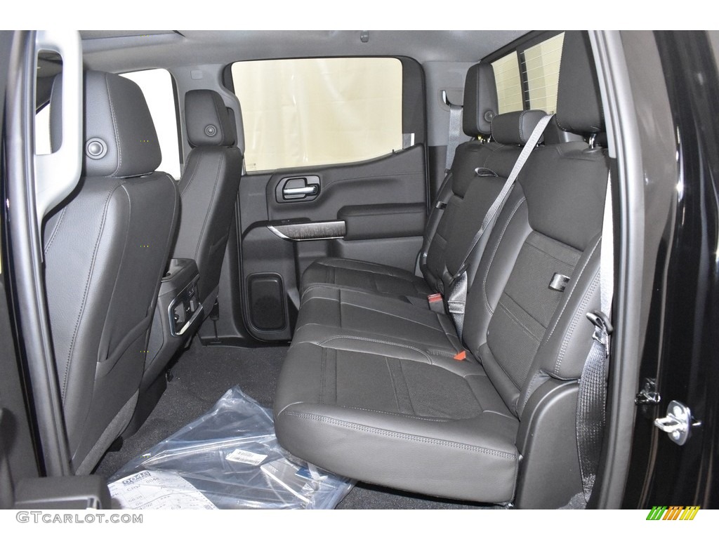 Jet Black Interior 2020 GMC Sierra 1500 Denali Crew Cab 4WD Photo #136889580