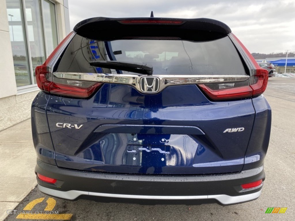 2020 CR-V EX-L AWD - Obsidian Blue Pearl / Gray photo #6