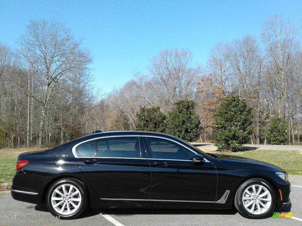 2019 7 Series 740i xDrive Sedan - Jet Black / Black photo #5